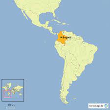 Somos el representante oficial de la japan karate association en colombia, ofrecemos clases para niños jóvenes y adultos. Stepmap Bogota Ubersichtskarte Landkarte Fur Kolumbien