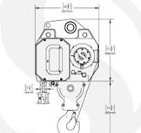 Variable speed Tour Lift hoist GF 7500 kg B15-C1 | SHOWSDT