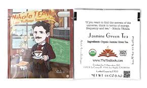 Nikola TEAsla: Organic Low Voltage Jasmine Green Tea (Caffeinated) (Ni