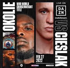 Live Combat Sport Schedule: 2/22 -2/27