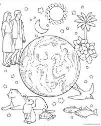 From creation to revelation, these bible coloring pages take you through the scriptures in a year. Creation Coloring Pages For Kids Coloring4free Coloring4free Com