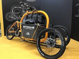 カーゴバイク stroke cargo trike 三輪 コンパクトサイズの電動アシスト三輪自転車 cargobike カーゴバイク 電動 自転車 自転車