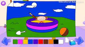 Over 1000 coloring pages on the website! Baby Tv Coloring Pages For Learning Colors Oliver The Monkey Baby Tv Youtube