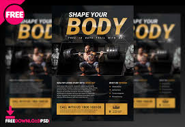 All you need is to put in the photos of your offered dishes and you will not even notice how will increase the number of regular customers. Body Fitness Flyer Psd Template Freedownloadpsd Com