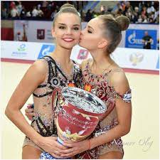 Rhythmic gymnastics arina averina ribbon poster. Jenni S Obsessions Dina And Arina Averina Gp Moscow 2019 The Cutest