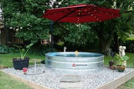 We've had the stock tank pool up and running for almost a month now, and we've had people ask us how's it going. 31 Clever Stock Tank Pool Designs And Ideas