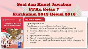 Soal pkn kelas 2 semester 2 dan kunci jawaban. Ppkn Kelas Vii Kurikulum 2013 Uji Kompetensi 2 2 Bab 2 Norma Dan Keadilan Youtube
