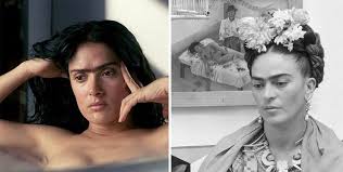 Frida is a 2002 american biographical drama film directed by julie taymor which depicts the professional and private life of the surrealist mexican artist frida kahlo. Salma Hayek As Frida Kahlo In Frida 2002 Bygonely
