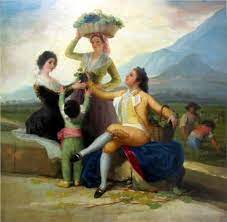 Autumn Or The Grape Harvest Francisco Goya Wikiart Org Francisco Goya Spanish Art Goya Paintings