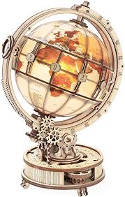 Expand your options of fun. Buy Rokr 3d Wooden Puzzles For Adults World Globe 3d Puzzle Led Light Globe Of The World With Stand Brain Teaser Gift For Kids Online In Usa B098dhpdwv