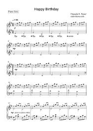 Happy birthday easy piano letter notes sheet music for beginners, suitable to play on piano, keyboard, flute, guitar, cello, violin, clarinet, trumpet, saxophone, viola and any other each group of letter notes is played from left to right, and vertical letters on the same column are played together. Flipsyde Happy Birthday Sheet Music For Piano Download Piano Solo Sku Pso0023364 At Note Store Com