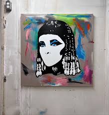 Lauren Bacall & Liz Taylor paintings wip