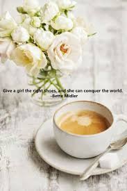 How About Have A Cup Of Coffee And Enjoy A Sight Of Flower When You Need The Quotes Inspiration Morning Coffee Morning Coffee Photography Coffee Cafe