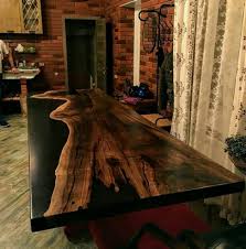 Watch the entire process from start to finish on how we took a. Dining Table With Epoxy Black Resin Epoxy Table Table Live Etsy