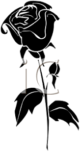 Royalty Free Rose Clip Art Flower Clipart Flower Clipart Rose Stencil Clip Art