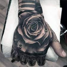 Check spelling or type a new query. Black Rose Tattoo Hand Men Novocom Top