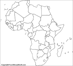 Africa is 30.2 square kilometers in area (11.7 million square miles), making it the second largest continent. Blank Map Of Africa World Map Blank And Printable