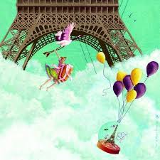 Marie Anne Foucart Carte Postale Carree 14cm La Tour Eiffel Bas Arret Sur Image Eu Carte Postale Art Carte Postale
