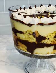 Boston Cream Pie Trifle Recipe Boston Cream Pie Desserts Trifle