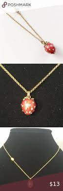 Juicy Couture Strawberry Necklace Strawberry Necklace Juicy Couture Jewelry Necklaces Womens Jewelry Necklace