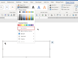 Remove Border From Text Box In Word 365 Microsoft Community