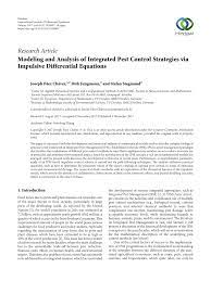 The impact factor (if), also denoted as journal impact factor (jif), of an academic journal is a measure of the yearly average number of citations to recent articles. Pdf Modeling And Analysis Of Integrated Pest Control Strategies Via Impulsive Differential Equations