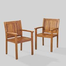 wilson 2pk acacia wood patio dining