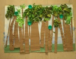 Mixed Media Earth Day Print Earth Day Crafts Forest Crafts Jungle Crafts