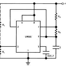 The first simply uses a normal 2n3904 garden variety transistor, and this works well when vcc < 9v. The General 555 Timer Circuit Schematic At The Heart Of The Circuit Is Download Scientific Diagram