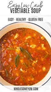 The Best Keto Low Carb Vegetable Soup Recipe The Best Vegetable Soup Recipe Ever Read Best Vegetable Soup Recipe Low Carb Vegetable Soup Low Carb Vegetables