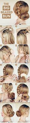 The Big Braided Bun Hair Bun Tutorial Hair Styles Long Hair Styles