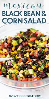 Black Bean And Corn Salad Recipe Cilantro Pin On Tex Mex Cuisine Pin Your Best