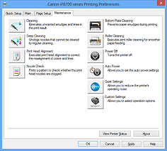 Canon pixma ip8700 quick start guide. Canon Pixma Manuals Ip8700 Series Maintenance Tab Description