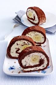 Banana Split Biskuitrolle Rezept Lecker Kuchen Und Torten Rezepte Kuchen Rezepte Einfach Kuchen Und Torten