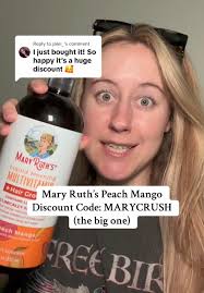 Mary Ruth’s Peach Mango Discount Code: MARYCRUSH