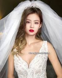 Jennie Kim As A Bride Vestido De Noiva Vestidos Ideias De Vestido