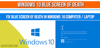 Jun 11, 2021 · what is a blue screen error? Windows 10 Blue Screen Of Death A Savvy Web