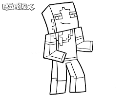 This roblox avatar coloring page shows a dj roblox wearing a headset on his neck. Roblox Coloring Pages Printable Pdf For Kids Coloring Pages For Kids
