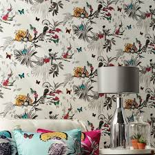 Schumacher Birds And Butterflies Wallpaper Canada Mystical Forest 34 45 X 20 87 Wildlife Wallpaper Wildlife Wallpaper Mystical Forest Forest Design