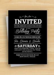 Black And White Party Invitations Templates Cowboy Fun Diy Printable Birthday Party Invitation Etsy Birthday Party Invitations Chalkboard Invitation Birthday Chalkboard Invitation Template