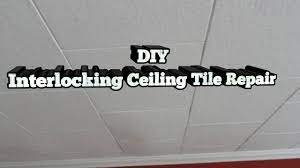 Evaluate the extent of the damage and the type of material involved. How To Repair A Ceiling Youtube