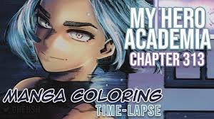 Coloring Time-Lapse: My Hero Academia Manga Chapter 313 - Lady Nagant  *Spoilers* TCB Scans Feature! - YouTube