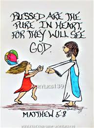 Blessed Are The Pure In Heart For They Will See God Matthew 5 8 Scripture Doodle Of Encouragement Bibl Scripture Doodle Bible Inspiration Scripture Verses