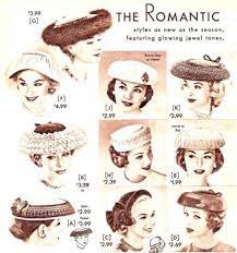 1950s Womens Hats By Style Hats For Women Popular Hats Hats Vintage
