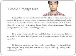 Descriptive Text Descriptive Comedians Text