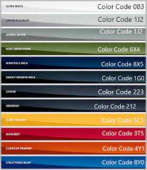 Lexus Paint Codes Color Charts