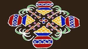 How to draw a truck easy step by step for kids, beginners, children 8. Pongal Paanai Design 17 To 3 Dots Pongal Paanai Kolam Rangoli Designs Kundalu Muggulu Youtube
