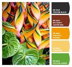 Paint Colors From Chip It By Sherwin Williams Mango Flower Flower Garden Flower Landscape