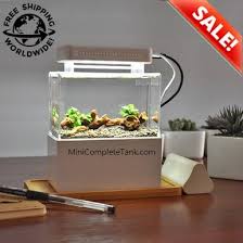 Mini Complete Tank Mini Aquarium Mini Complete Tank Official Mini Aquarium Mini Aquarium Small Fish Tanks Plastic Fish Tank