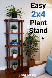 A list of diy plant stand ideas is presented as today's article's topic to help you decorate the house. Diy 2x4 Plant Stand With Build Plans Girl Just Diy